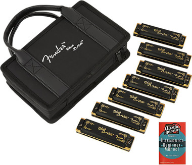 Fender Blues DeVille Harmonica 7 Pack w/ Austin Bazaar Instructional Manual