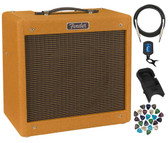 Fender Pro Junior IV Guitar Combo Amplifier - Lacquered Tweed w/ Fender Amperstand Guitar Cradle