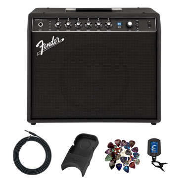 Fender Mustang LTX100 Guitar Combo Amplifier - Black w/ Amperstand Cradle