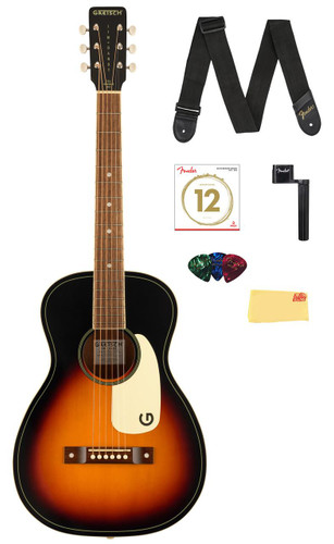 Gretsch Jim Dandy Parlor Acoustic Guitar - Rex Burst w/ Strap