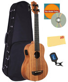 Kala UBASS-NOMAD-FS Nomad Acoustic-Electric U-Bass Ukulele Bass w/ Case
