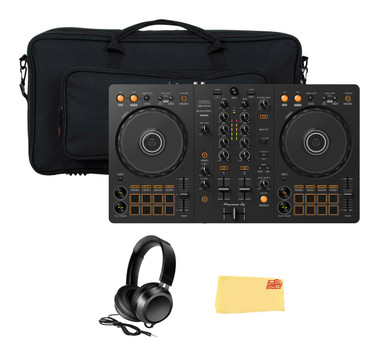 Pioneer DJ DDJ FLX4 2-Channel DJ Controller - Black w/ Gator Case