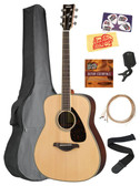 Yamaha FG830 Solid Top Folk Acoustic Guitar - Natural w/ Hard Case