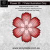 F20 Flower Solid Petals CUT FILE