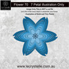 F70 Flower Solid Petals CUT FILE