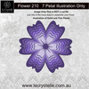 F210 Flower Solid Petals CUT FILE