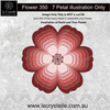 F350 Flower Solid Petals CUT FILE