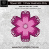 F360 Flower Patterned Petals CUT FILE