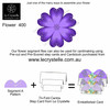 F400 Flower Segment Petals CUT FILE