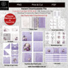 Petunia Lilac Embellishment Pack