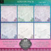 Mermaid Elegance Digital Paper ADD ON Background Collection