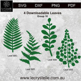 Leaves and Sepals SVG