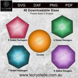 Flower Bases SVG