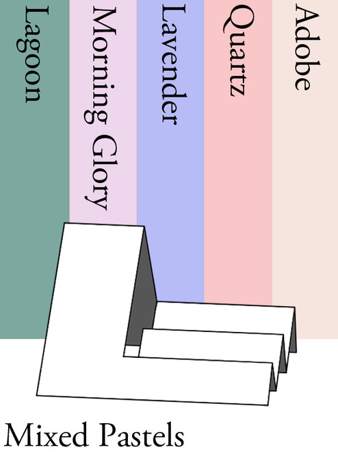Side Step Card - Pastels