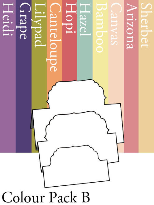 Tri-Fold Labels 4 - Colour Pack B