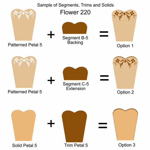 F220 Flower Solid Petals CUT FILE F220 Flower Solid Petals CUT FILE