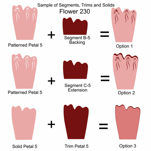 F230 Flower Solid Petals CUT FILE