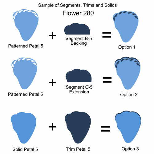 F280 Flower Solid Petals CUT FILE F280 Flower Solid Petals CUT FILE
