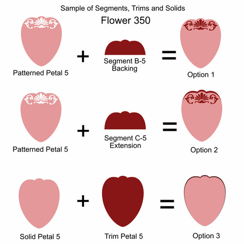 F350 Flower Solid Petals CUT FILE