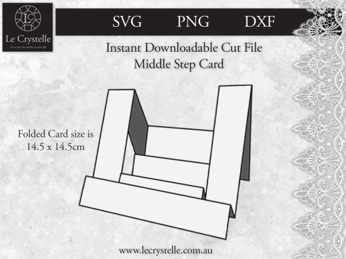 Middle Step Card CUT FILE