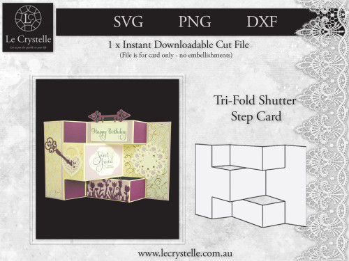 Shutter Step Card CUT FILE