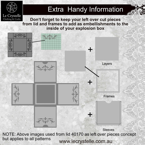 Explosion Box  Lid 10090 CUT FILE