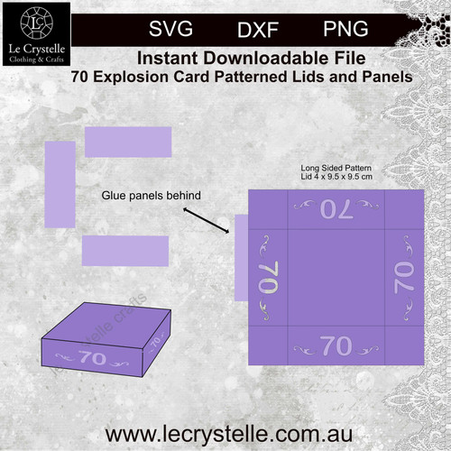 Explosion Box  Card 70 CUT FILE Explosion Box  Card 70 CUT FILE