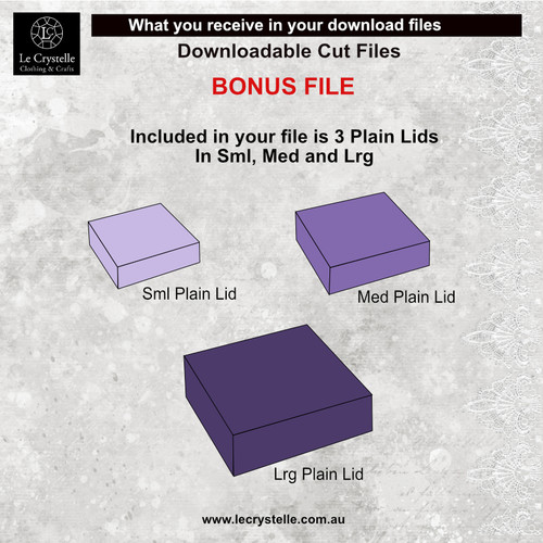 Square Happy Bday Box SVG Square Happy Bday Box SVG