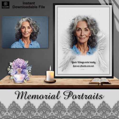 Digital Memorial Portrait 2217
