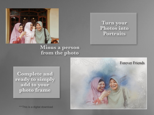 Digital Merge Photo Portrait 8855