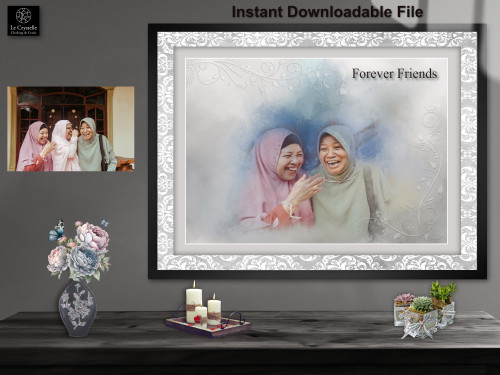 Digital Merge Photo Portrait 8855