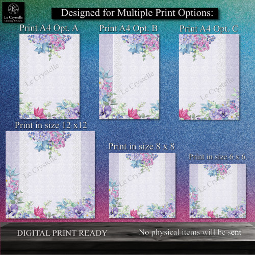 Mermaid Elegance Digital Paper Collection Mermaid Elegance Digital Paper Collection