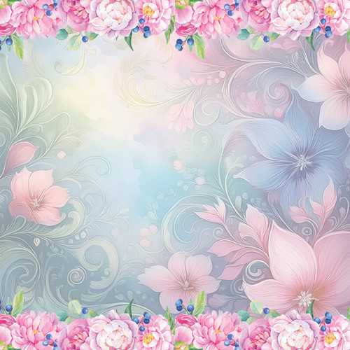 Fairy Dreams Digital Paper ADD ON Floral 6Pk Set 3 Fairy Dreams Digital Paper ADD ON Floral 6Pk Set 3