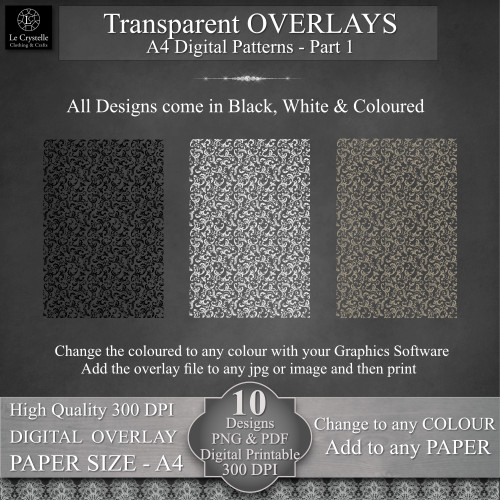 A4 Transparent Overlay Part 1 A4 Transparent Overlay Part 1