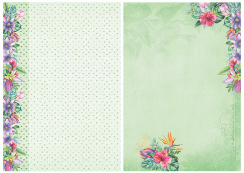 A5 Fantasia Island Digital Paper A5 Fantasia Island Digital Paper