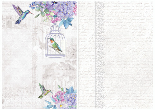 A5 Mermaid Elegance Digital Paper