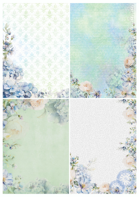 A6 Seafrolick Charm Digital Paper A6 Seafrolick Charm Digital Paper