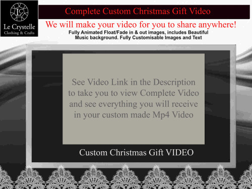 Christmas Memories Custom Video Gift