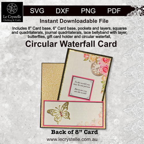 Circular Waterfall Card