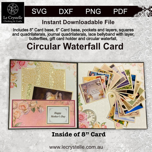 Circular Waterfall Card