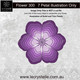 F300 Flower Solid Petals CUT FILE