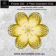 F330 Flower Patterned Petals CUT FILE