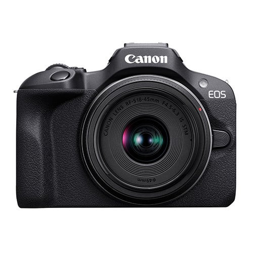 EOS R100 24.1MP 4K Video Mirrorless Camera with RF-S 18-45mm f/4.5-6.3 IS STM Lens