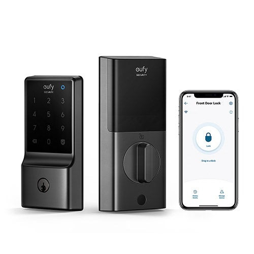 Smart Lock C210 Keyless Entry Smart Lock Black