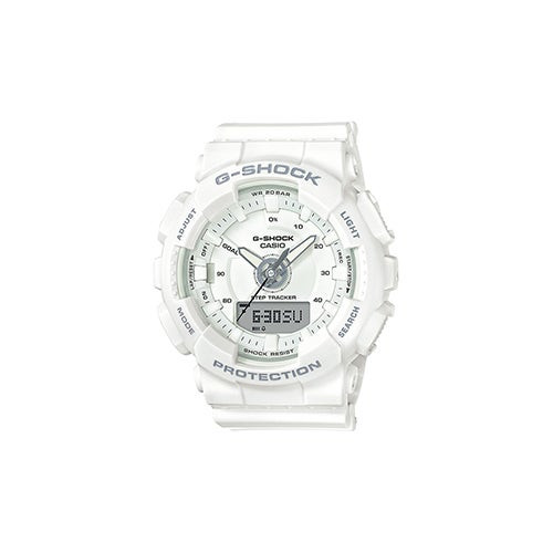 Unisex G-Shock S Series Step & Track Watch White