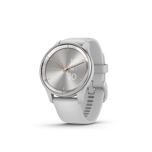 vivomove Trend Hybrid Fitness Smartwatch Silver/Mist Gray