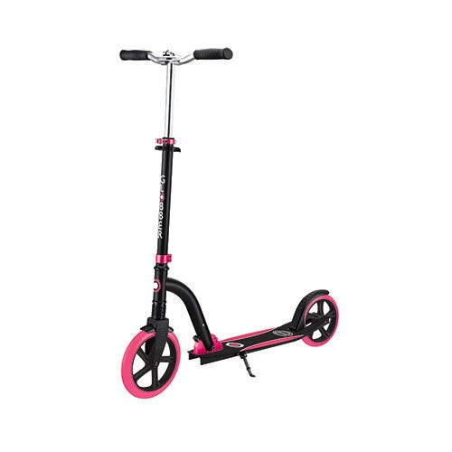 NL 230-205 Duo Big Wheel Folding Scooter - Ages 14+ Years Black/Pink