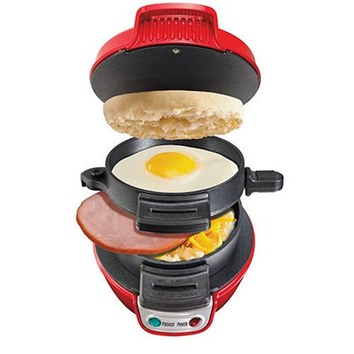 Breakfast Sandwich Maker Red