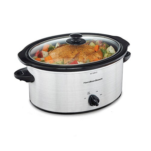 5qt Slow Cooker Silver