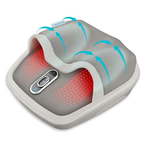 Shiatsu Air Max Foot Massager w/ Heat Gray